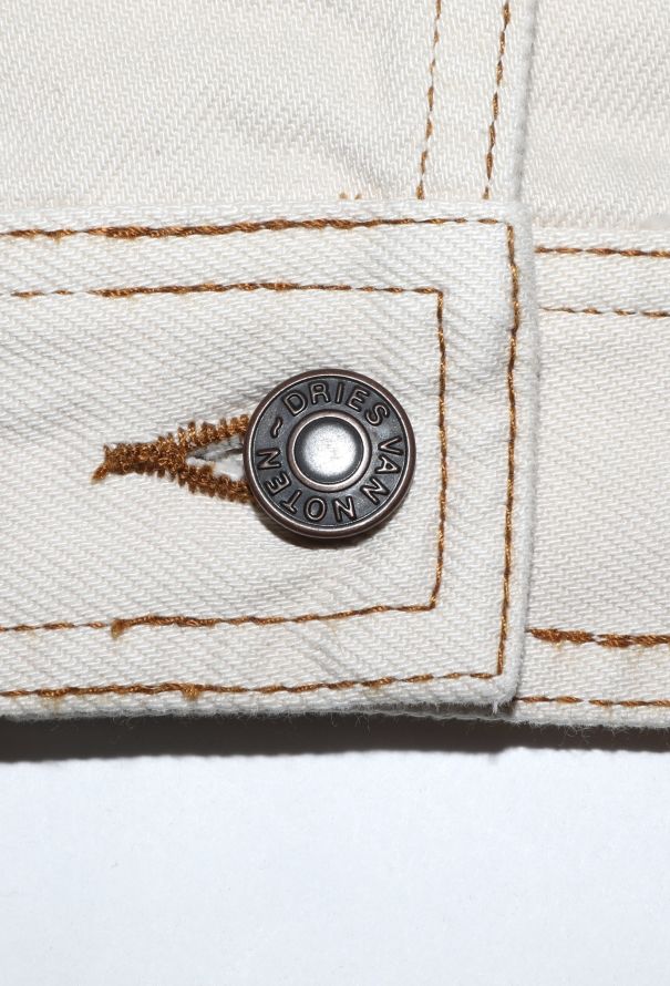 Dries Van Noten 2024 Belted Denim Jacket - 8