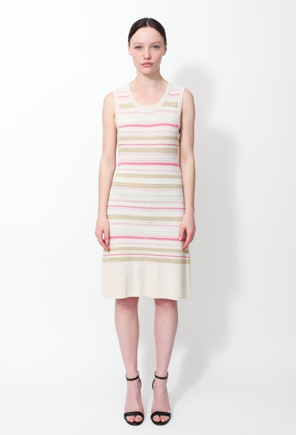 Chanel 2011 Sleeveless Knit Dress Multicolor - 1