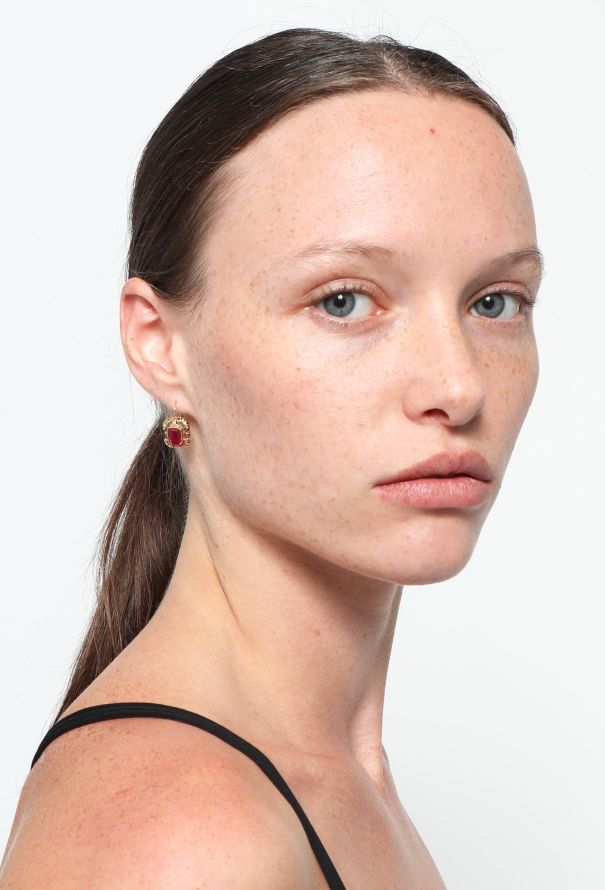 Vintage Fine Jewelry 18k Yellow & Rose Gold Earrings - 2