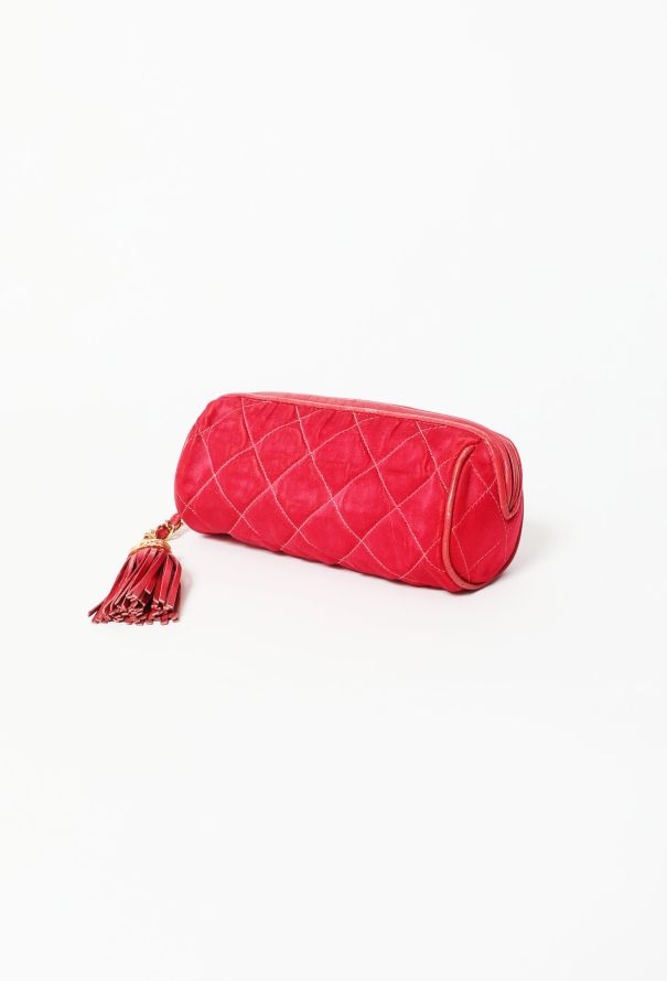 Chanel '90s Quilted Tassel Pouch - 2
