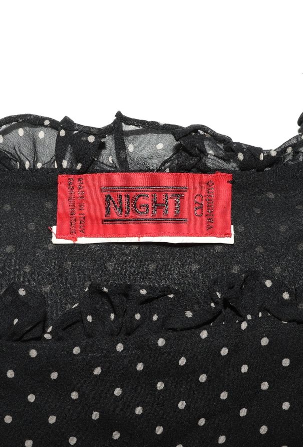 Valentino '70s Polka Dot Silk Dress - 5