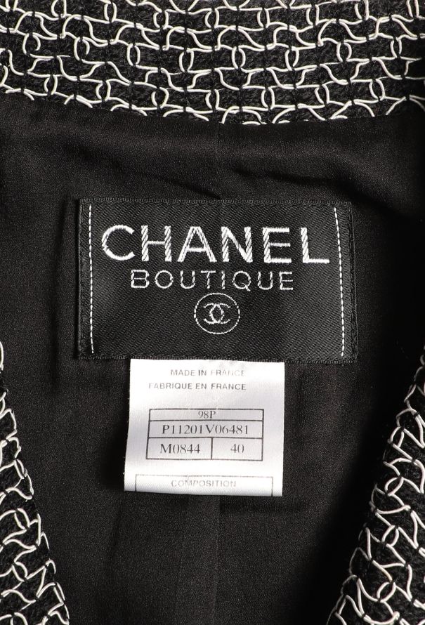 Chanel S/S 1998 Bicolor Embroidered Jacket - 6