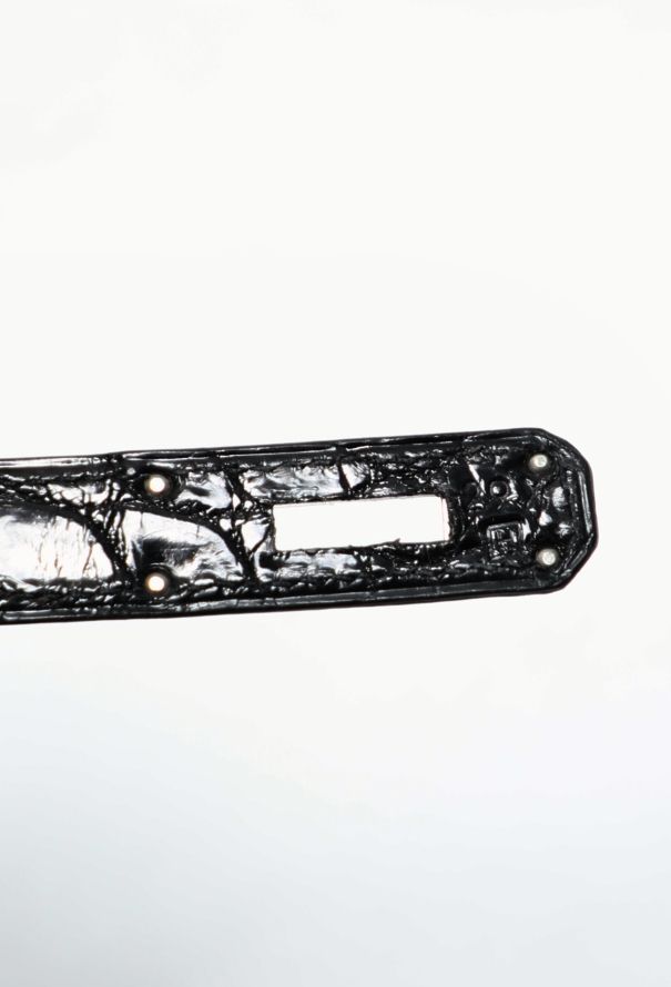 Hermès Black Niloticus Kelly Sellier 32 - 9