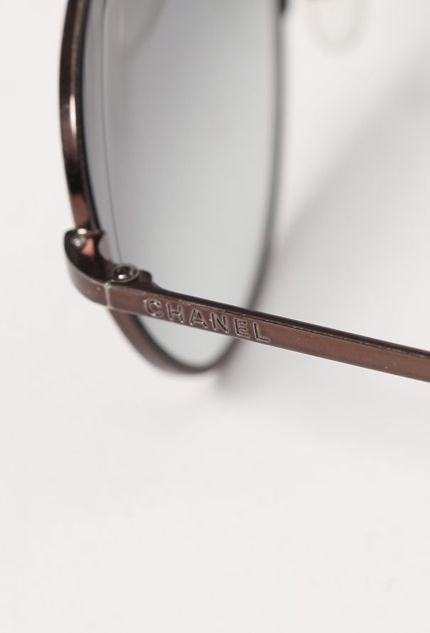 Chanel Vintage Foldable Aviator Sunglasses - 7