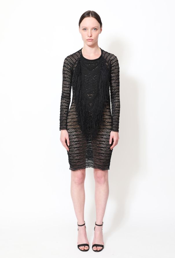 Isabel Marant F/W 2011 Fringe Crochet Dress - 3