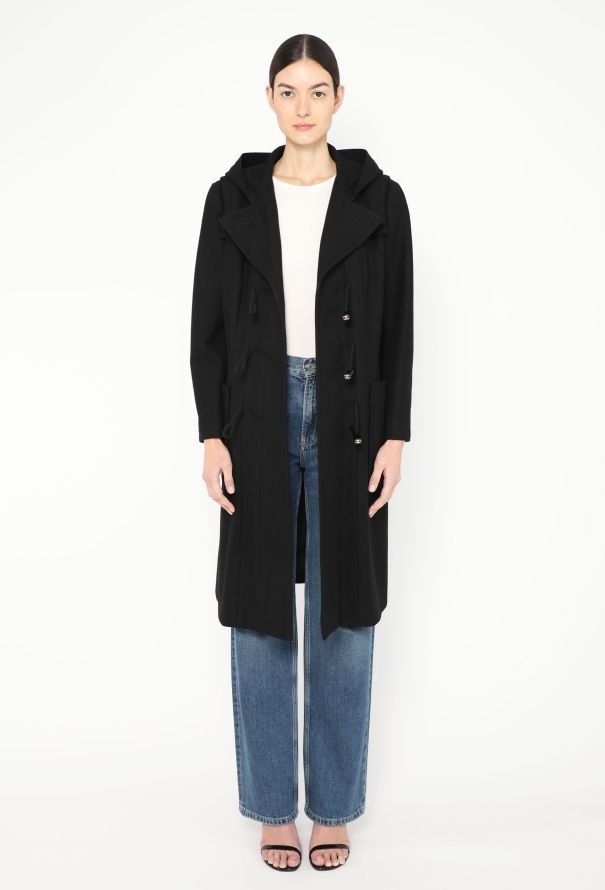 Chanel 2006 Hooded 'CC' Duffle Coat - 3