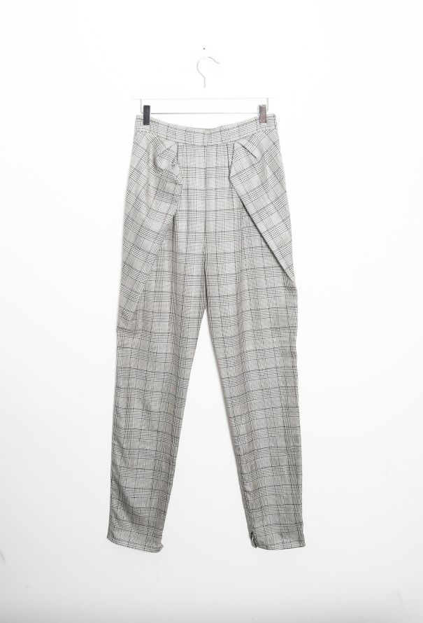 Balenciaga 2009 Checkered Tapered Trousers - 7
