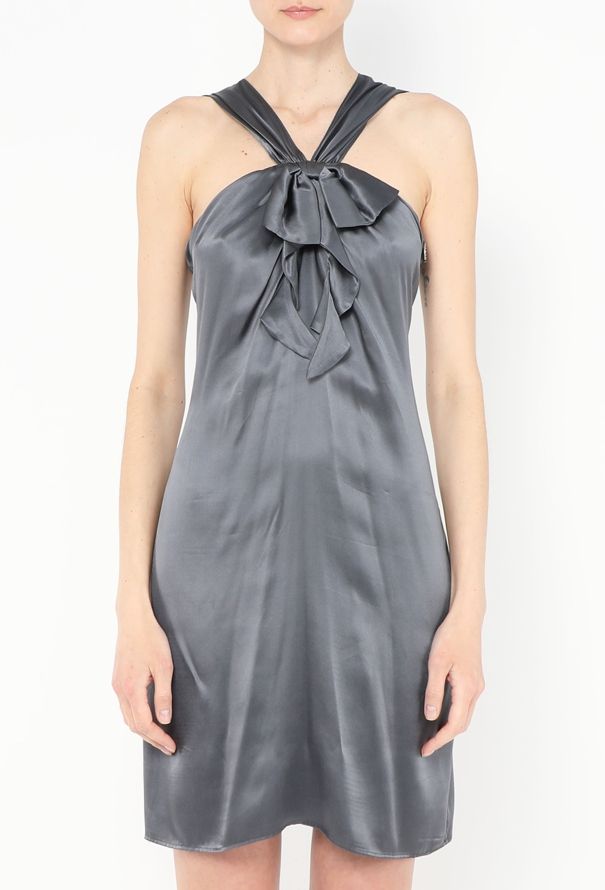 John Galliano Early 2000s Charmeuse Halter Dress - 3