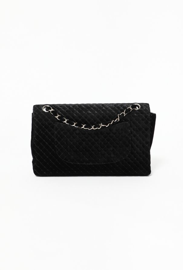 Chanel Velvet Medium Timeless Bag - 4