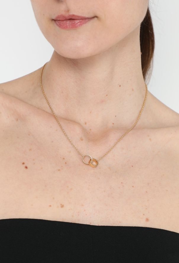 Cartier 18K Yellow Gold Love Pendant - 2