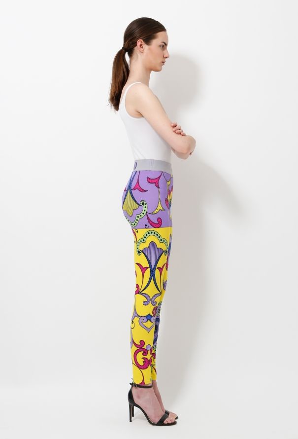Gianni Versace S/S 1991 'Teatro' Print Leggings - 5