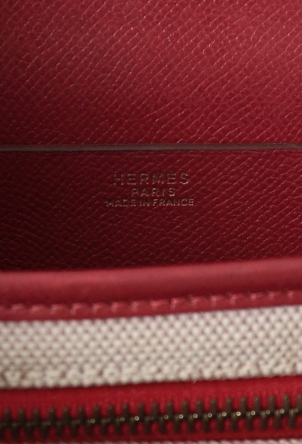 Hermès Toile H & Red Courchevel Balle De Golf - 12