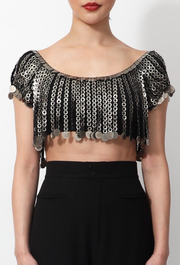 Metallic Crop Top - 3