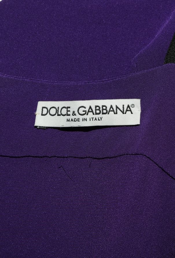 Dolce & Gabbana Late '90s Silk Décolleté Gown - 5