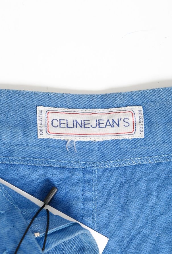 Céline 70s Jean's High-Waisted Blue Denim Skirt - 4