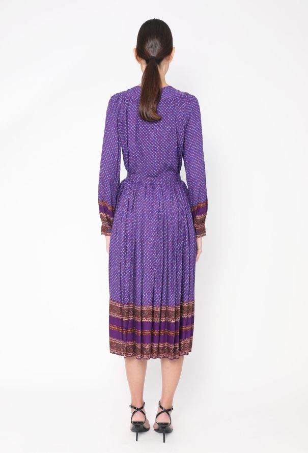 Oscar De La Renta '70s Bohemian Floral Ensemble - 5