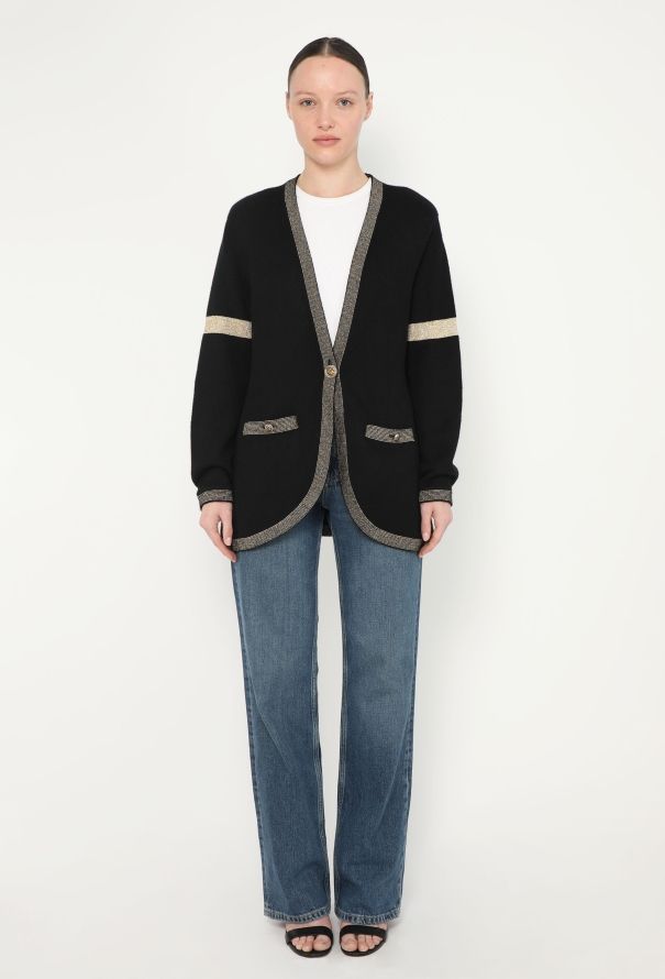 Chanel 2019 Paris-New York Cashmere Cardigan - 3