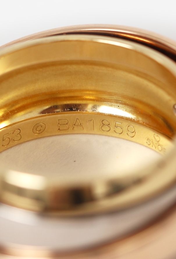 Cartier Rare Vintage 18K Trinity Must Essence Ring - 6