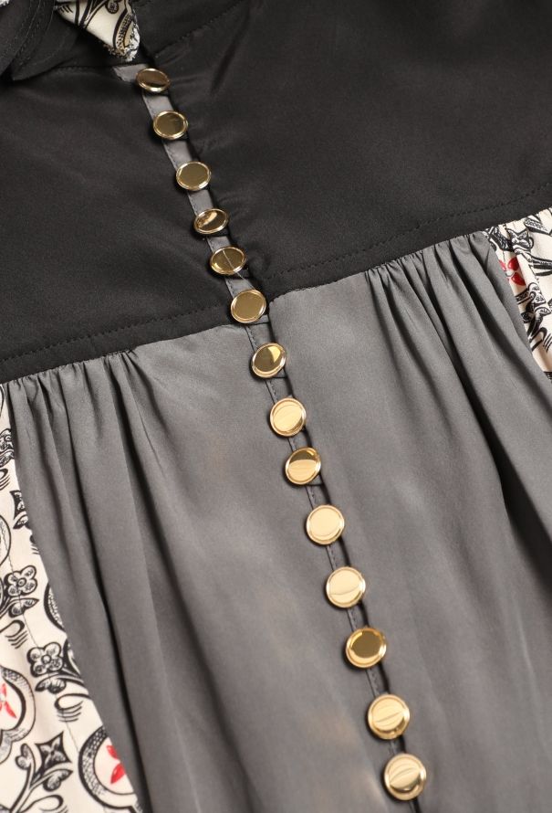 Louis Vuitton Patchwork Silk Blouse - 9