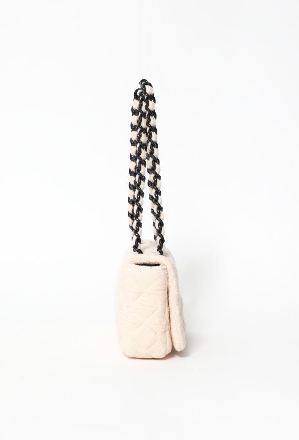 Chanel Quilted Terrycloth Flap Bag - 6