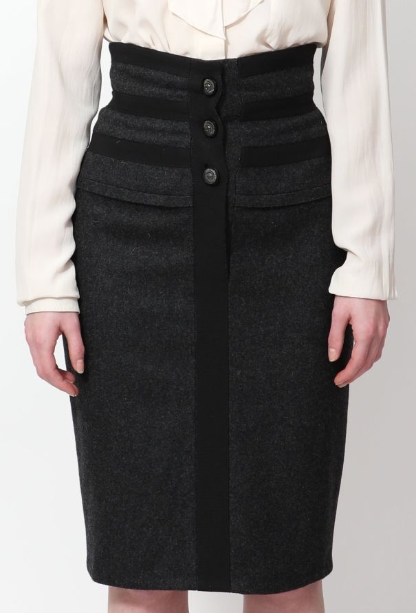 Chanel High waisted 'CC' Skirt - 2
