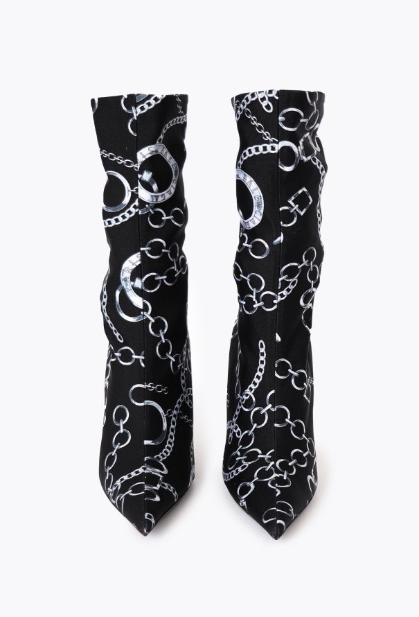 Balenciaga 2017 Chainlink Knife Sock Boots - 4