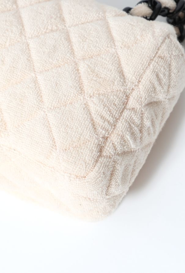 Chanel Quilted Terrycloth Flap Bag - 10