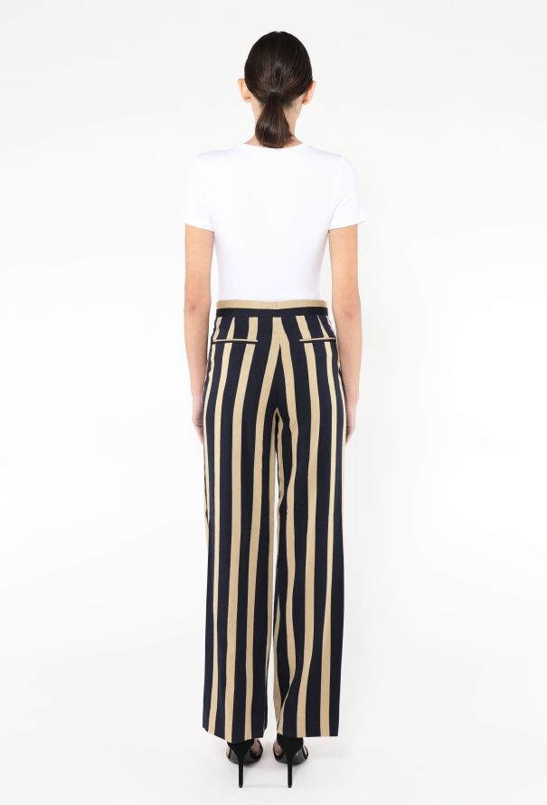Dries Van Noten 2023 Striped Crêpe Trousers - 4