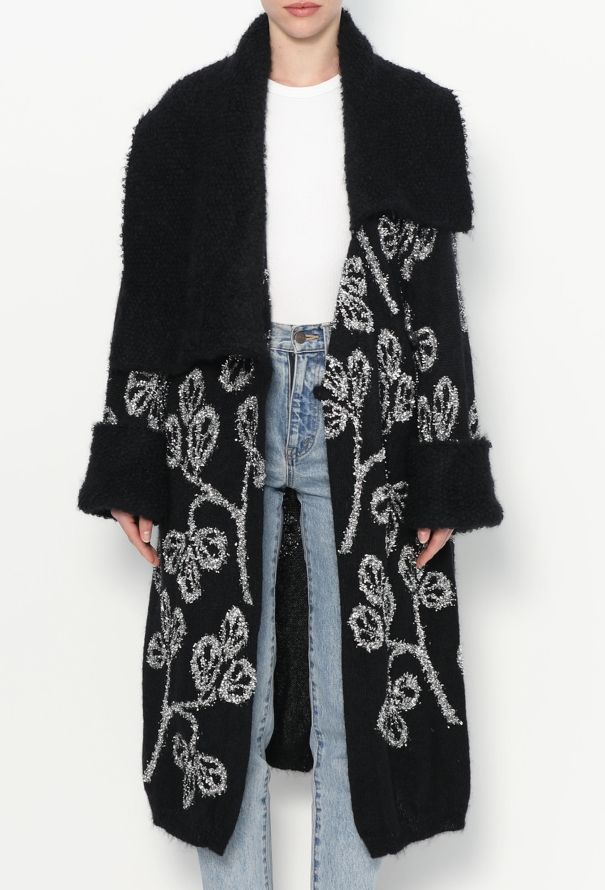 John Galliano 2003 Iridescent Floral Cardigan - 4