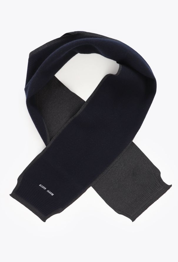 Miu Miu F/W 2024 Layered Cashmere Scarf - 1