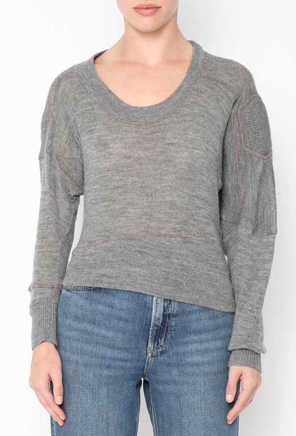 Balenciaga F/W 2002 Asymmetrical Cubist Sweater - 1