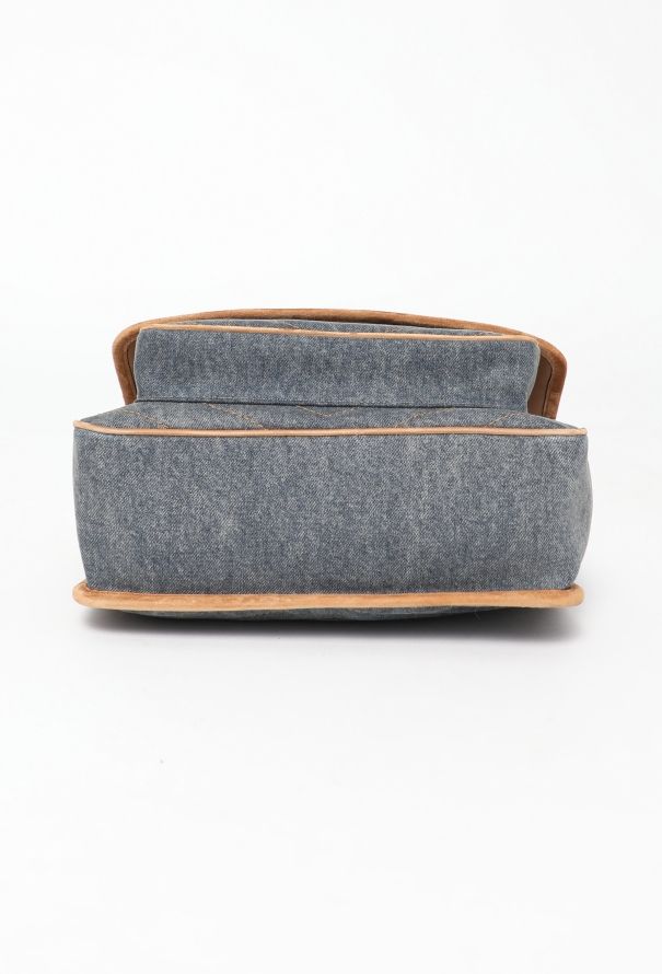 Saint Laurent 2022 Denim Niki Shoulder Bag - 6