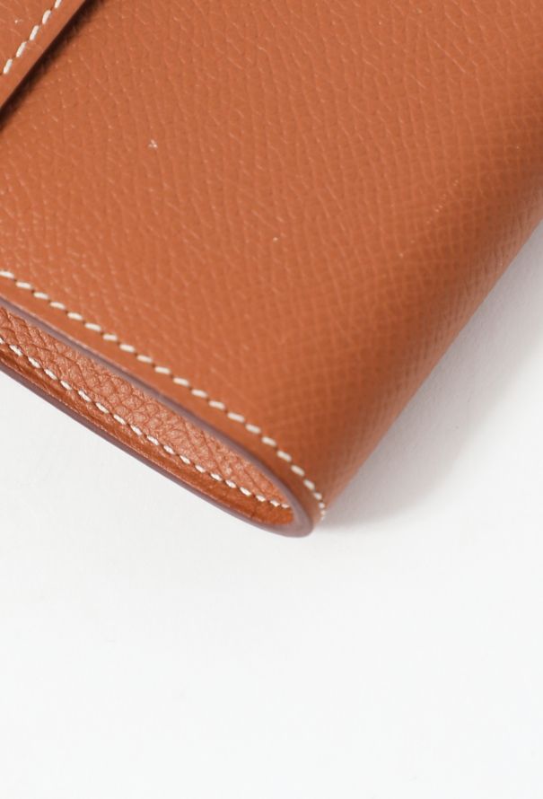 Hermès Gold Evercolor Kelly To-Go Wallet - 7