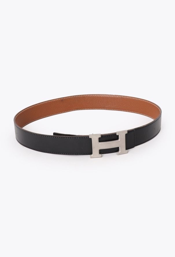 Hermès 2004 Reversible Box Buckle Belt - 4