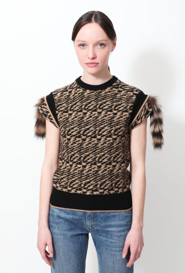 Balenciaga RARE F/W 2000 Cashmere Fur Sweater - 3