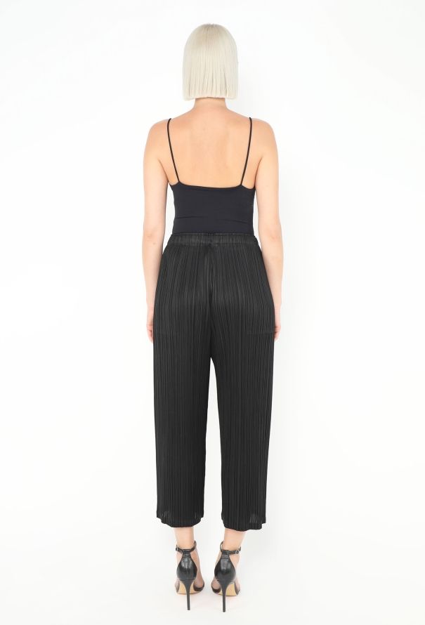 Issey Miyake Pleats Please Cropped Pants - 4