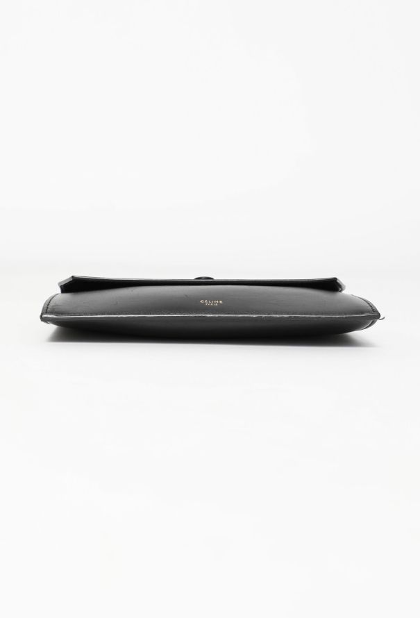 Céline Black Calfskin Clutch - 6