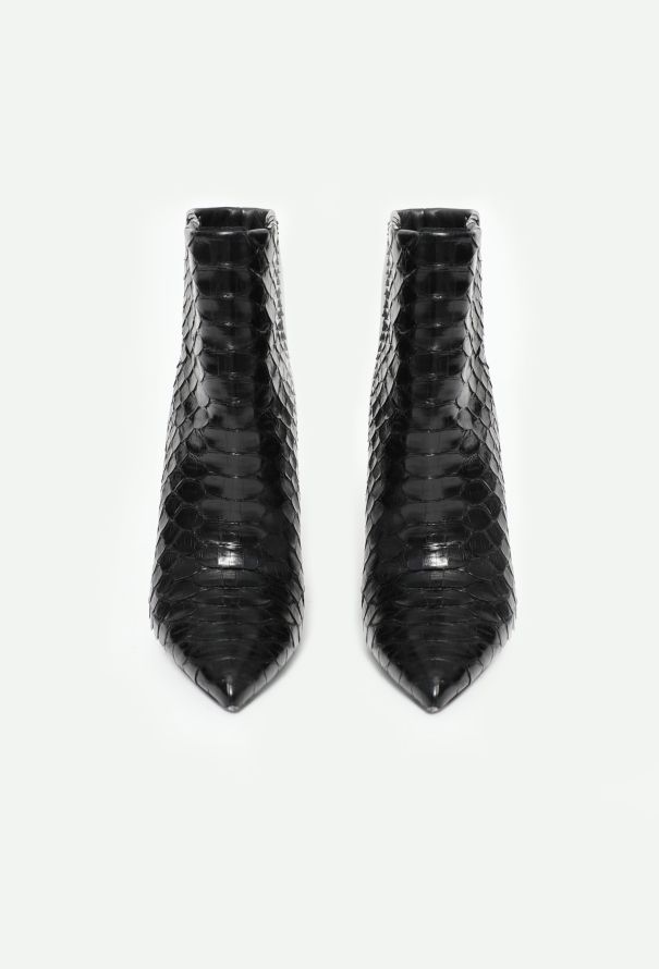 Saint Laurent 2019 Python Ankle Boots - 3