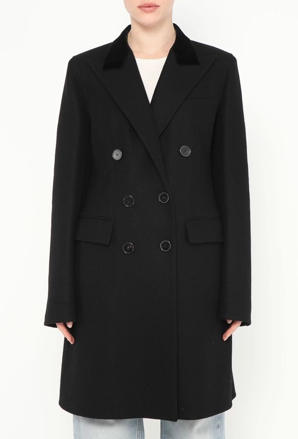 Hermès Cashmere Velvet Collar Coat - 3