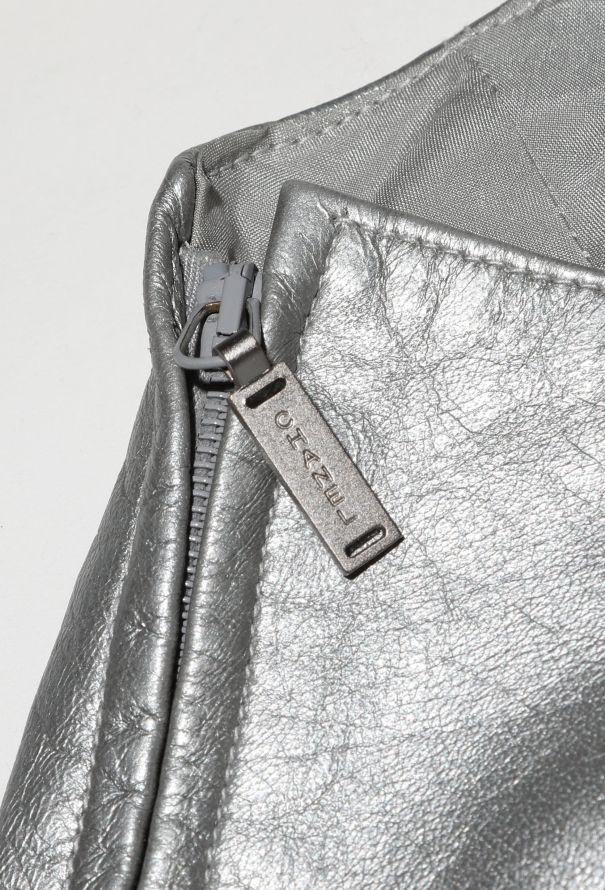 Chanel 1999 Metallic Leather Top - 7
