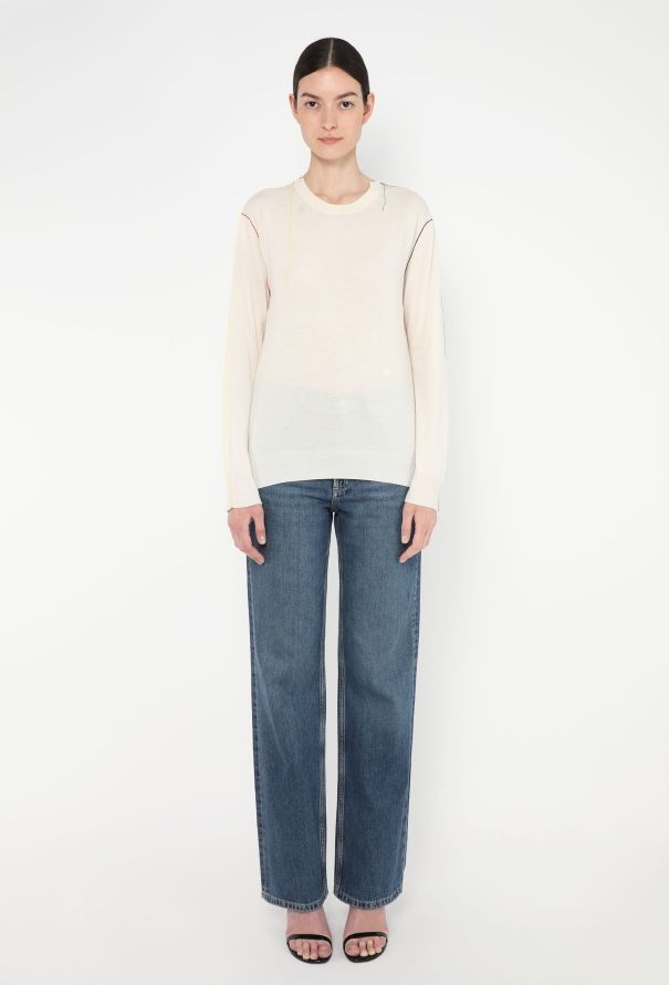 Céline Deconstructed Seam Triomphe Sweater - 2