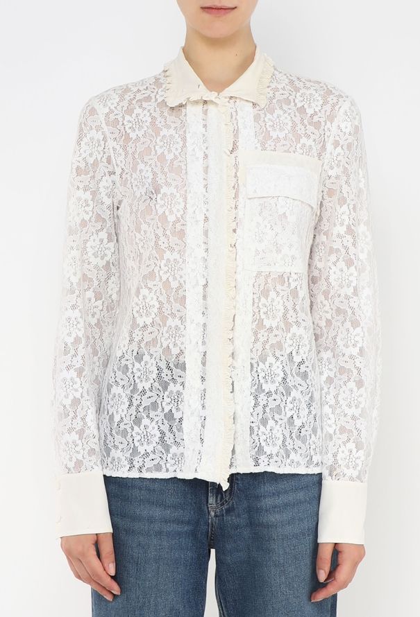 Chloé Pre-Fall 2018 Lace Blouse - 5