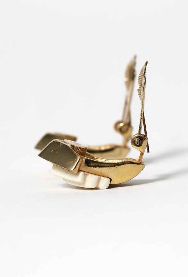 Dior '80s Strass Chevron Necklace & Earring Set - 6