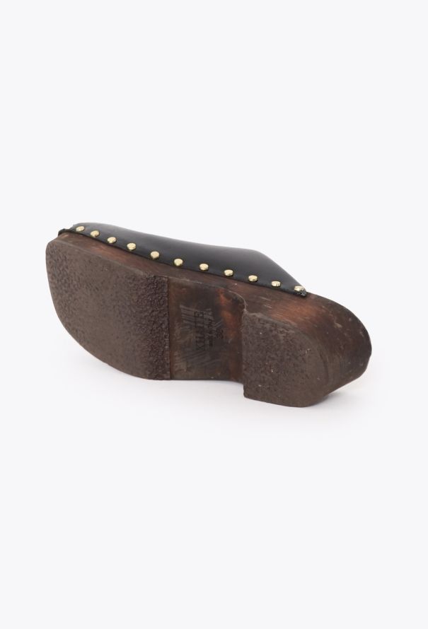 Khaite 2022 Leather Studded Lucca Clogs - 5