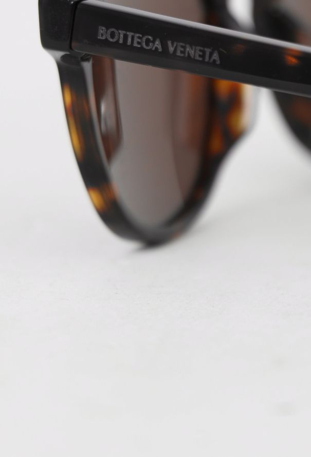 Bottega Veneta 2024 Rounded Tortoiseshell Sunglasses - 8