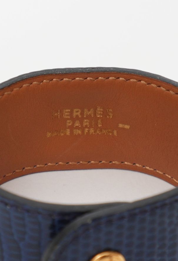 Hermès Lizard 'Clou Médor' Bracelet - 4