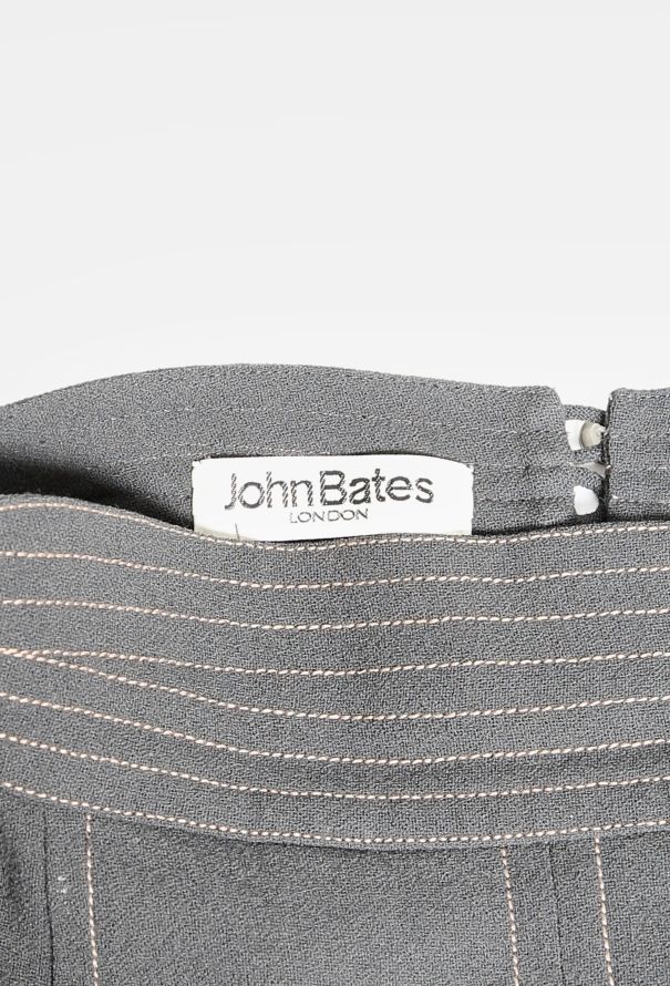 Exquisite Vintage John Bates '70s High-Waisted Panel Skirt - 5