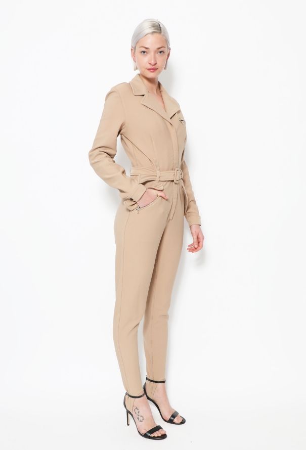 Prada 90s Belted Stirrup Jumpsuit - 3