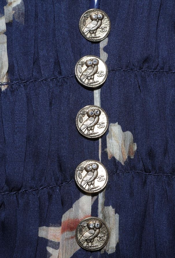 Chanel Resort 2018 Silk Grecian Dress - 7