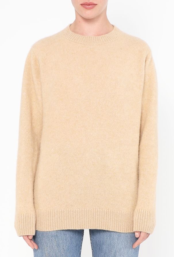 The Elder Statesman Cashmere Sweater Beige - 1